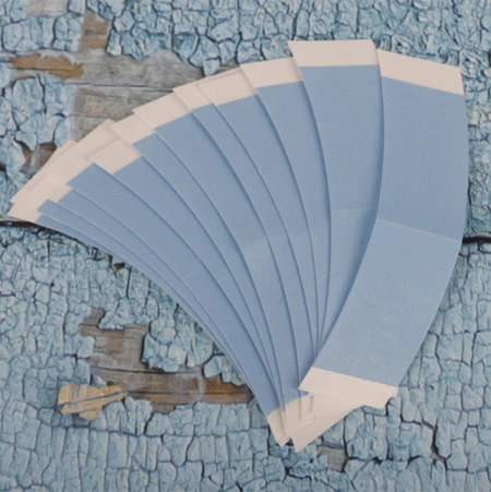 Blue double-sided tape wig hair repair film, hair weaving and hair repair wig double-sided tape film, lace hair block film Blue double-sided tape wig hair repair film, hair weaving and hair repair wig double-sided tape film, lace hair block film